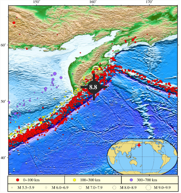 亿米网 堪察加东岸远海8.8级地震引发海啸 预计对我国部分沿岸地区造成灾害性影响_大皖新闻 | 安徽网